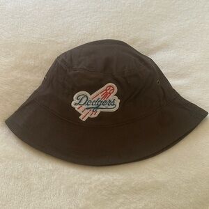 LA Dodgers Brown Bucket Hat